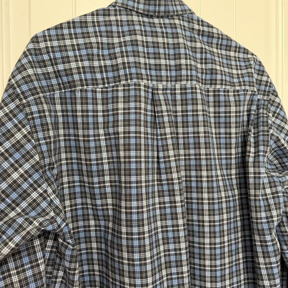 Cinch Plaid Long Sleeve Button Down Western Shirt Men’s Medium Blue Cowboy Rodeo - Picture 8 of 9